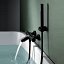 Grifo baño-ducha termostatico Line negro mate de Imex